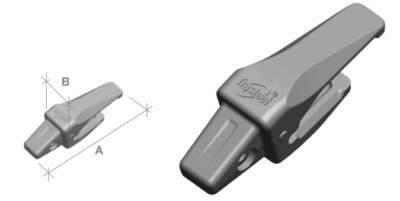 139 Portadiente Trasteel *J350 Cargadora Sol. - Ts1359354