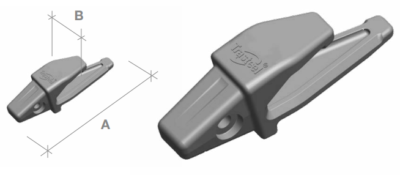Portadiente Trasteel Ts6I6554 *J550 Excavadora Cat 345