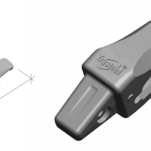 PAG 44 Portadiente Trasteel Ts1140464 *J450 Cargadora Sol. Cat966