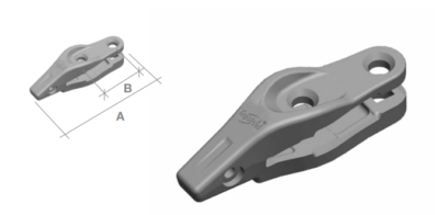 Portadiente Trasteel J250 Atornillado Para Cargador