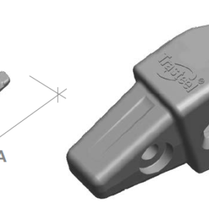 28 Portadiente Trasteel 3G8355*J350 Excav. Rh - Ts3G8355