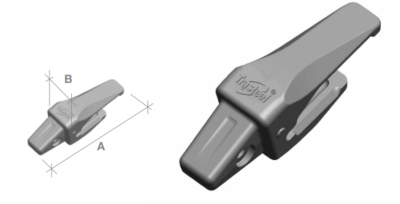 Portadiente Trasteel J600 Cargador.  Wa600  - Ts1198604