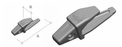 Portadiente Trasteel J450 Excavadora Cat336 - Ts8E6464