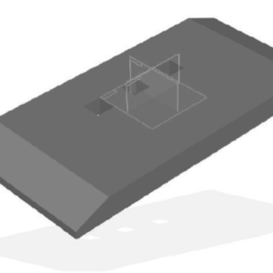 TS1006668 Cuchilla Trasteel Cat 966F Ctr * 30 Mm